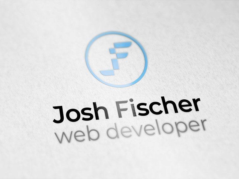Josh Logo - Josh Fischer web developer - Logo by Ricardo Zea on Dribbble