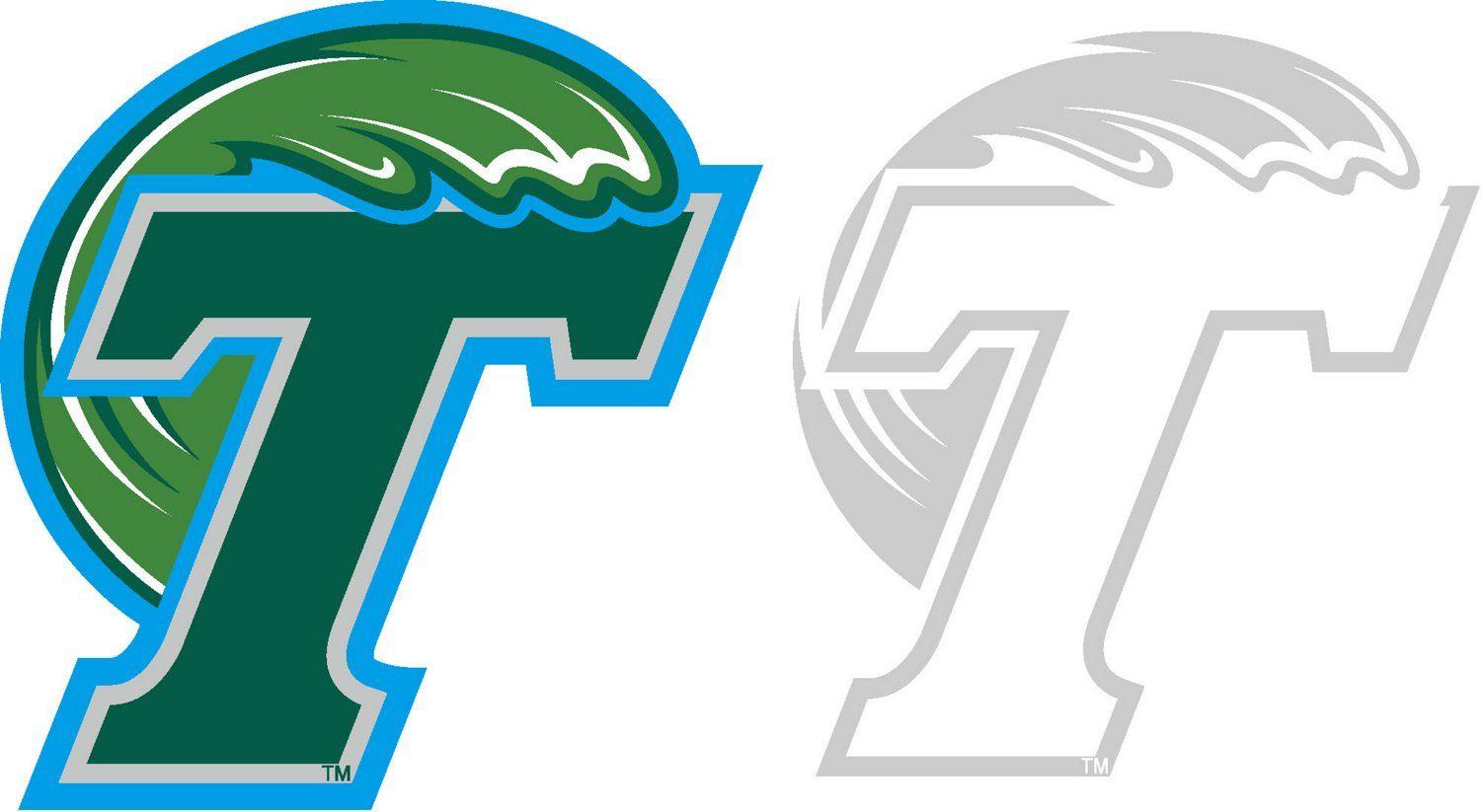 Tulane Logo - Stockdale Tulane University 4 X 7 Logo Decals 2 Pack