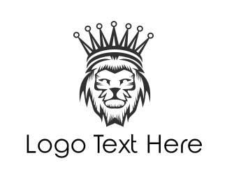 Loin Logo - Vintage Black Lion Logo