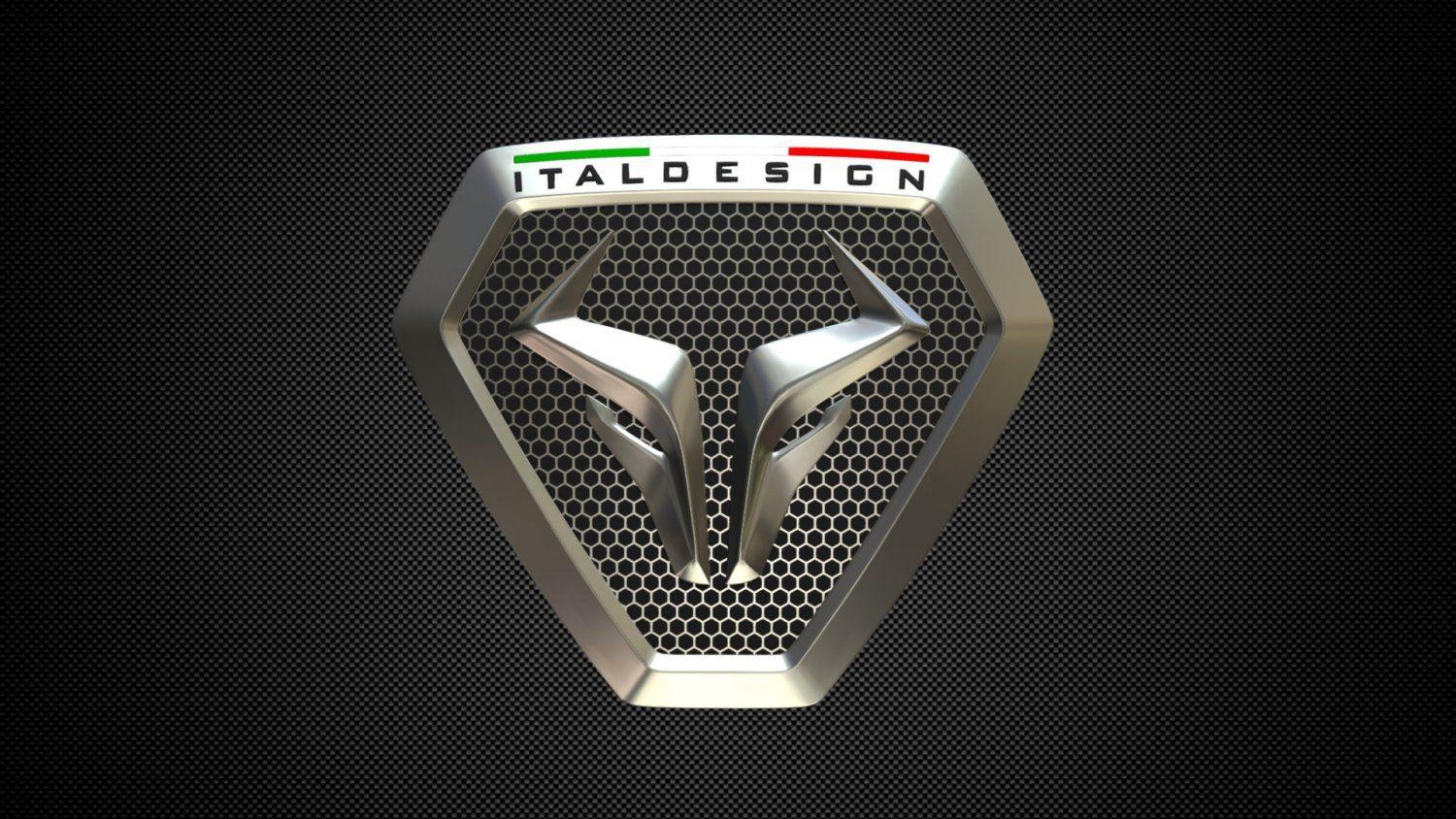 Italdesign Logo - Giugiaro italdesign logo 2 3D Model in Parts of auto 3DExport