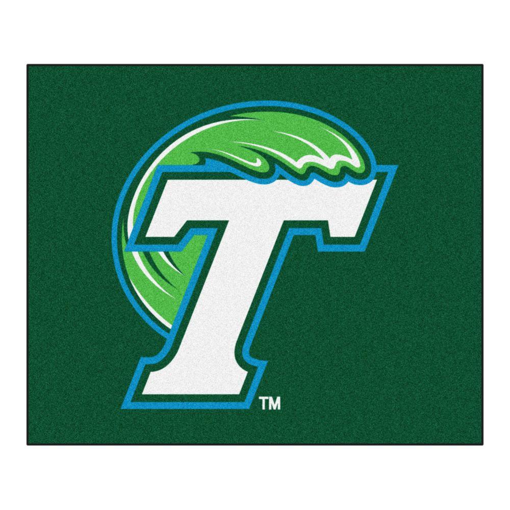 Tulane Logo - FANMATS NCAA Tulane University Green 5 ft. x 6 ft. Area Rug