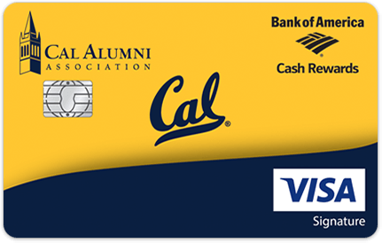 Cal Logo - Bank of America. Affinity Banking. California Alumni Association