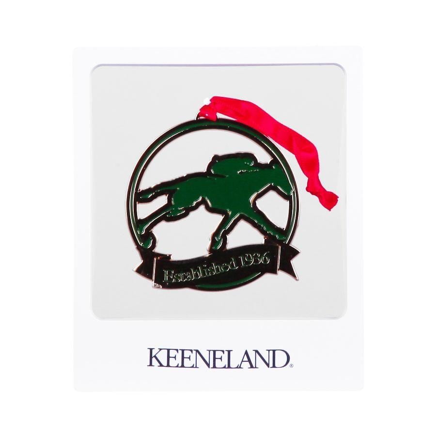 Keeneland Logo - Keeneland Logo Brass Oranment