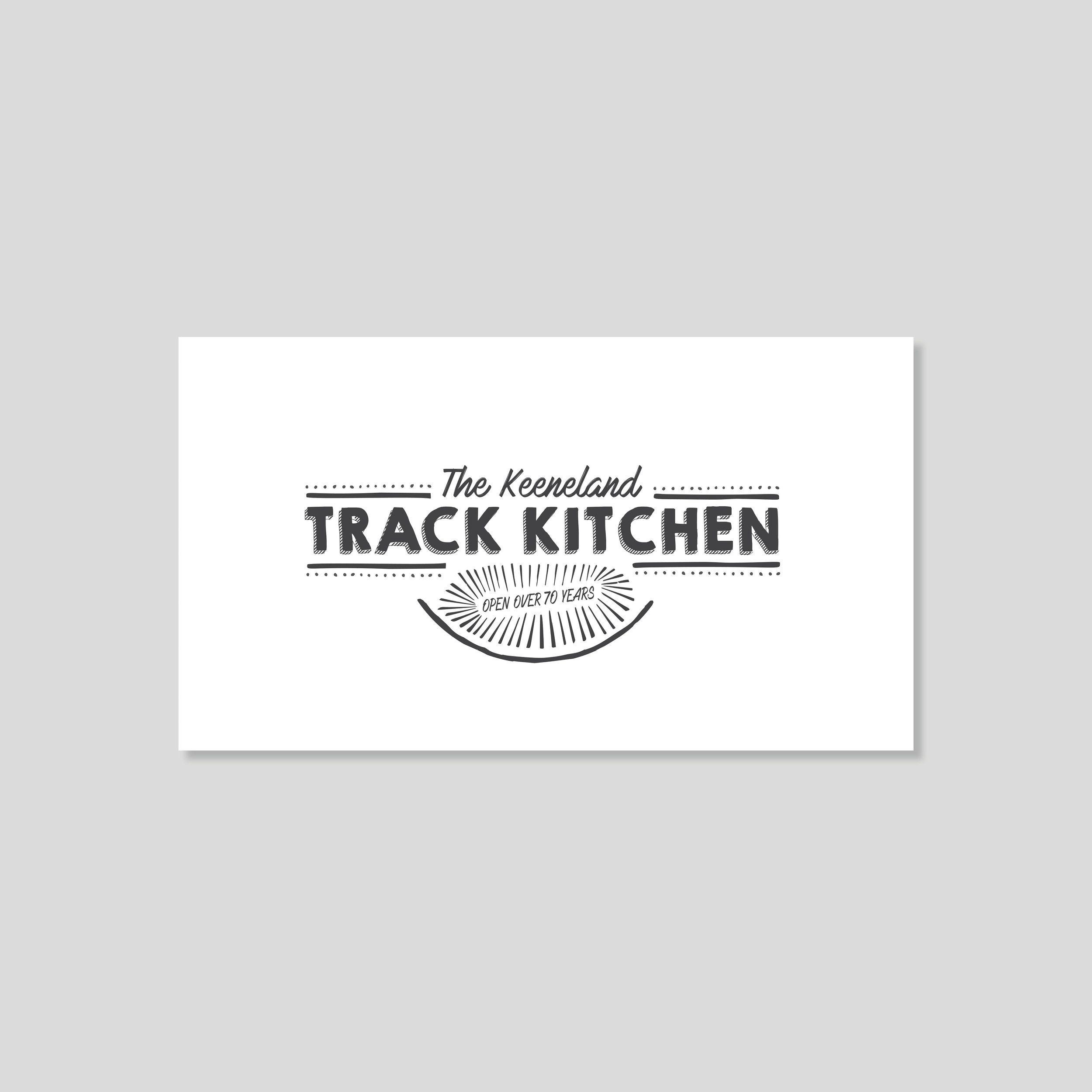 Keeneland Logo - Keeneland Track Kitchen Logo — Liz Layne