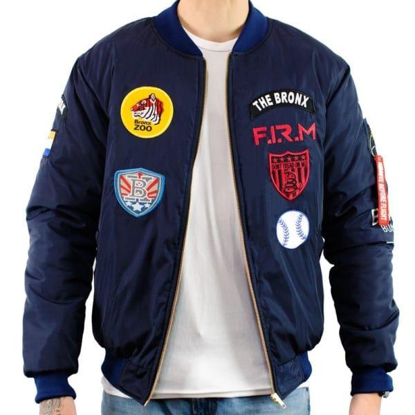Jacket Logo - FIRM unisex BOMBER JACKET - BRONX