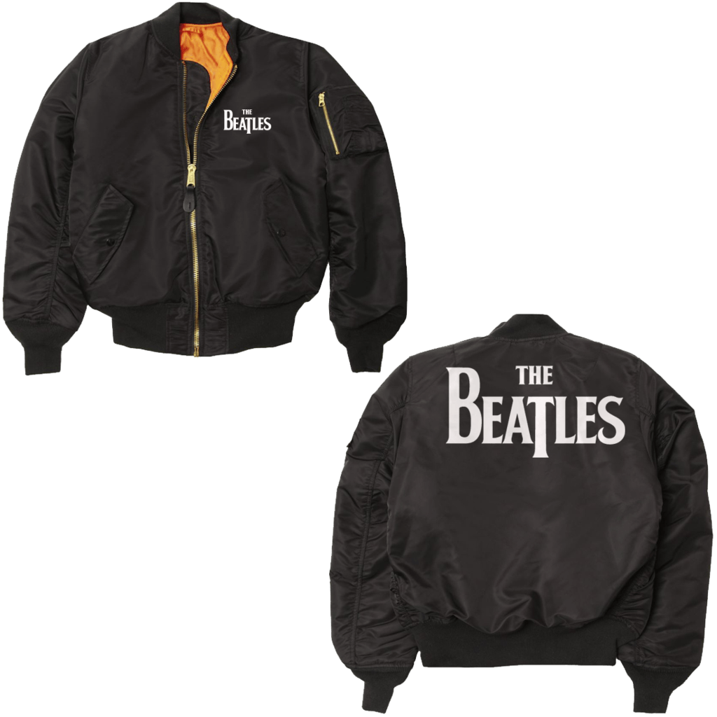 Jacket Logo - The Beatles Logo Varsity Bomber Jacket