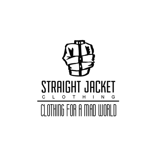 Straight Logo - Create a fashionable silhouette-like logo for Straight Jacket ...