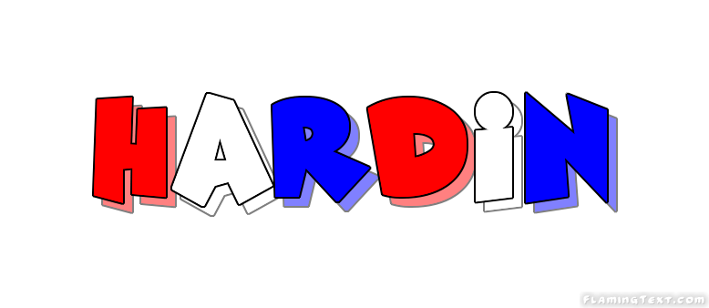 Hardin Logo - United States of America Logo. Free Logo Design Tool from Flaming Text