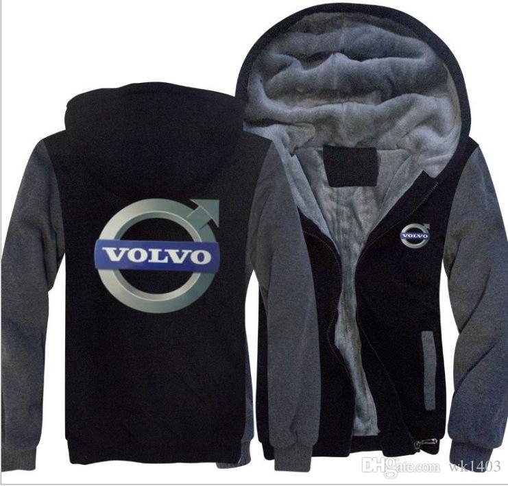 Jacket Logo - 2019 Winter VOLVO Car Logo Men Women Warm Fleet Hoodies Autumn Clothes  Sweatshirts Zipper Jacket Fleece Hoodie USA EU Plus Size From Wk1403,  &Price; | ...