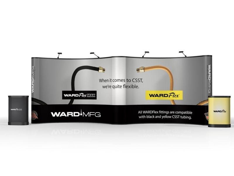 Wardflex Logo - WARDFlex And WARDFlex MAX Pop Up Tradeshow Booth 10' X 20'