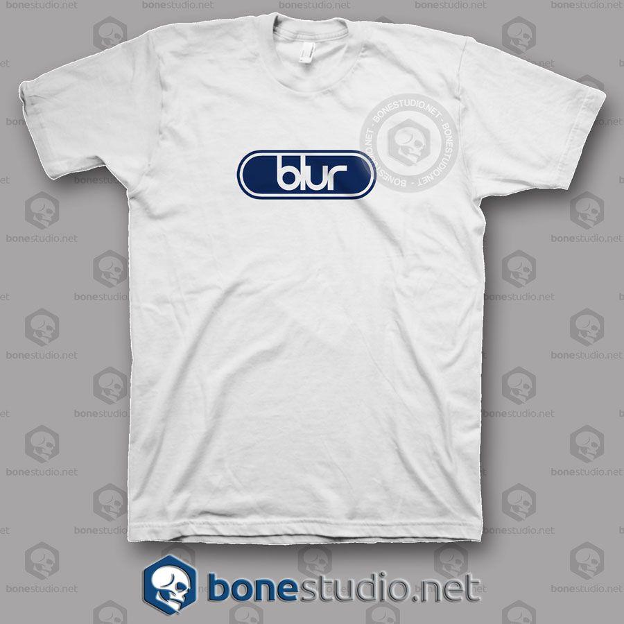 Blur Logo - Blur Logo Ellipse Band T Shirt - Adult Unisex Size S-3XL