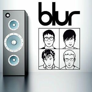 Blur Logo - Details about BLUR LOGO BAND MEMBERS vinyl wall art sticker decal
