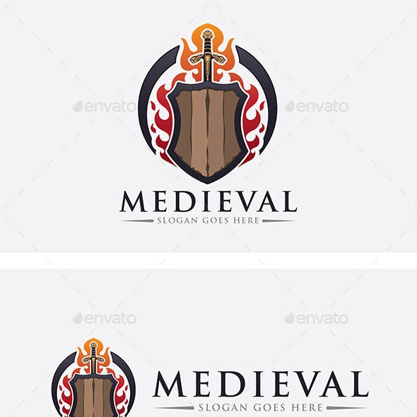 Midevil Logo - Medieval Logo Graphics, Designs & Templates from GraphicRiver