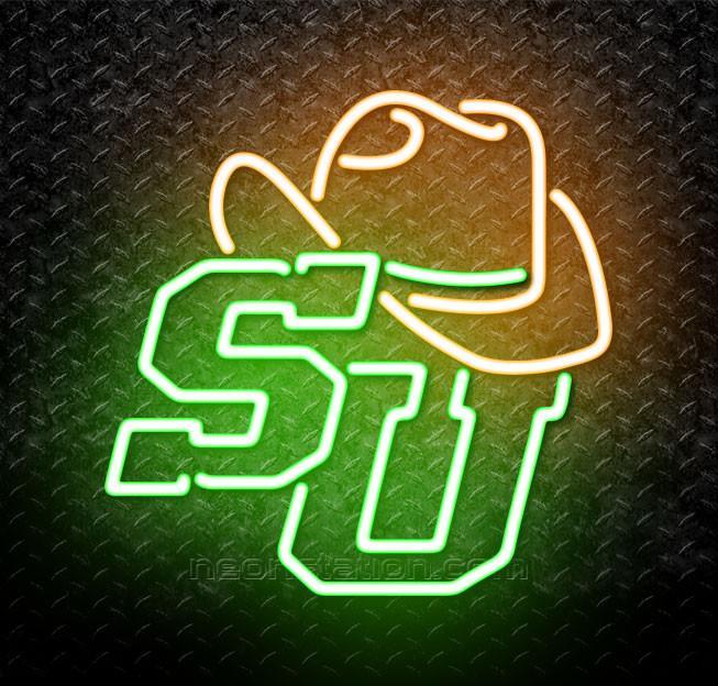Stetson Logo - NCAA Stetson Hatters Logo Neon Sign