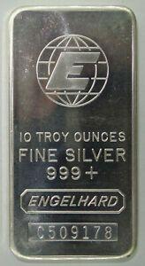 Engelhard Logo - Details about Engelhard Silver Bar 10oz Ten Troy ounce .999 Fine Silver Bar