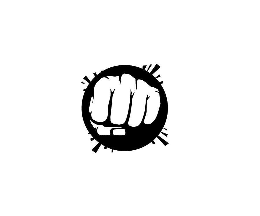 Fist Logo - Entry #28 by biplob1985 for Simple black/white fist logo ...