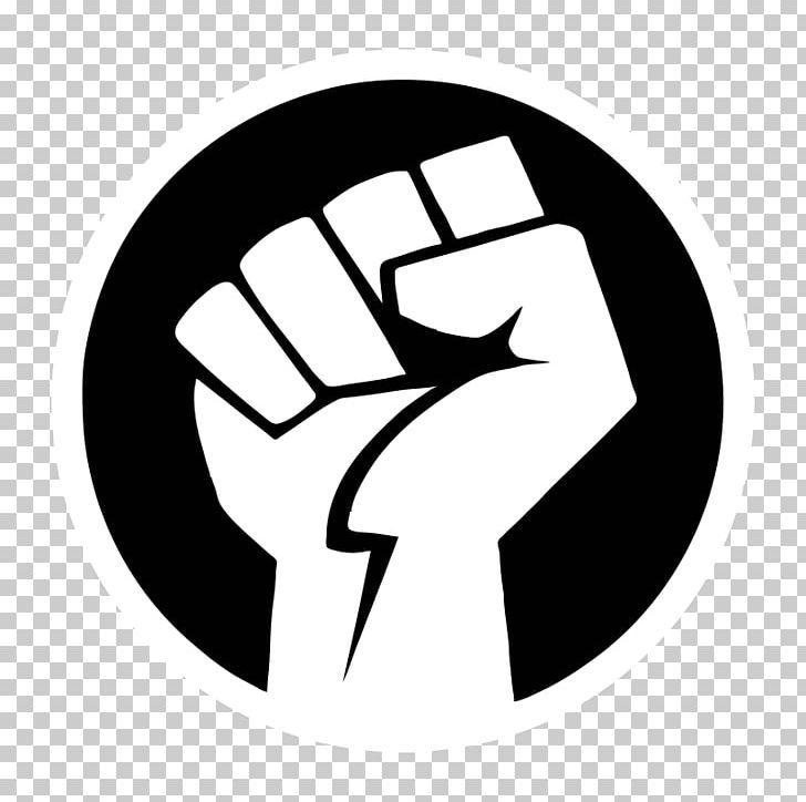 Fist Logo - Raised Fist PNG, Clipart, Area, Black And White, Black Power, Black