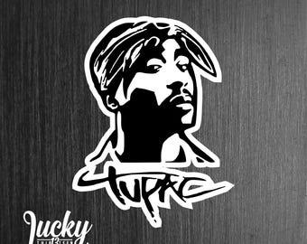 Tupac Logo - Tupac sticker