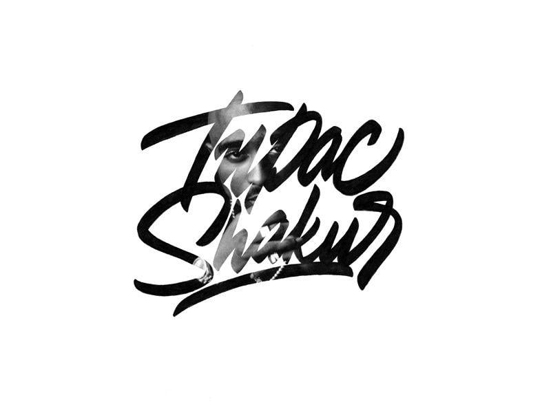 Tupac Logo - Tupac Shakur by Igor Vetoshkin on Dribbble