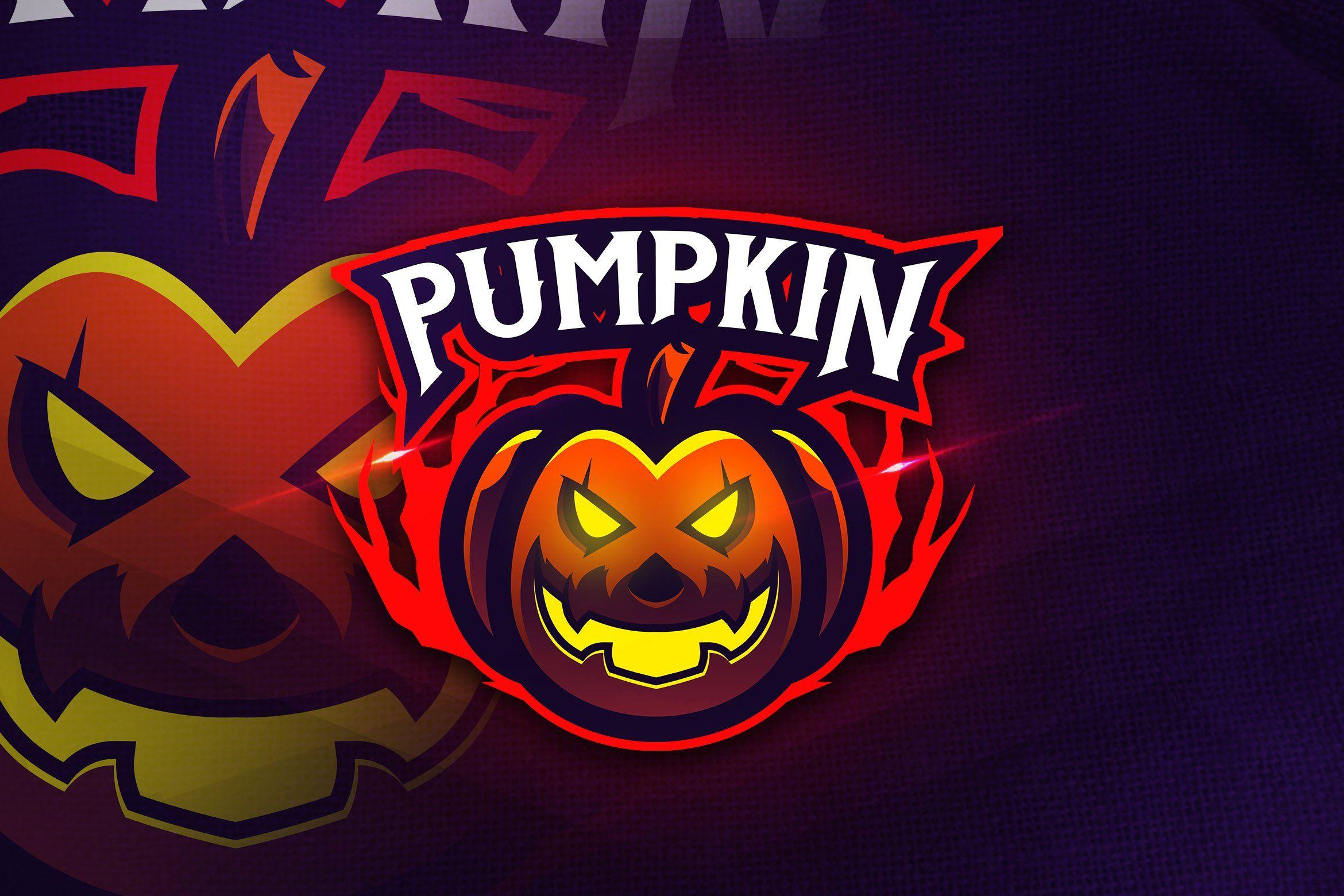 Pumpkin Logo - Pumpkin Head - Mascot & Esports Logo