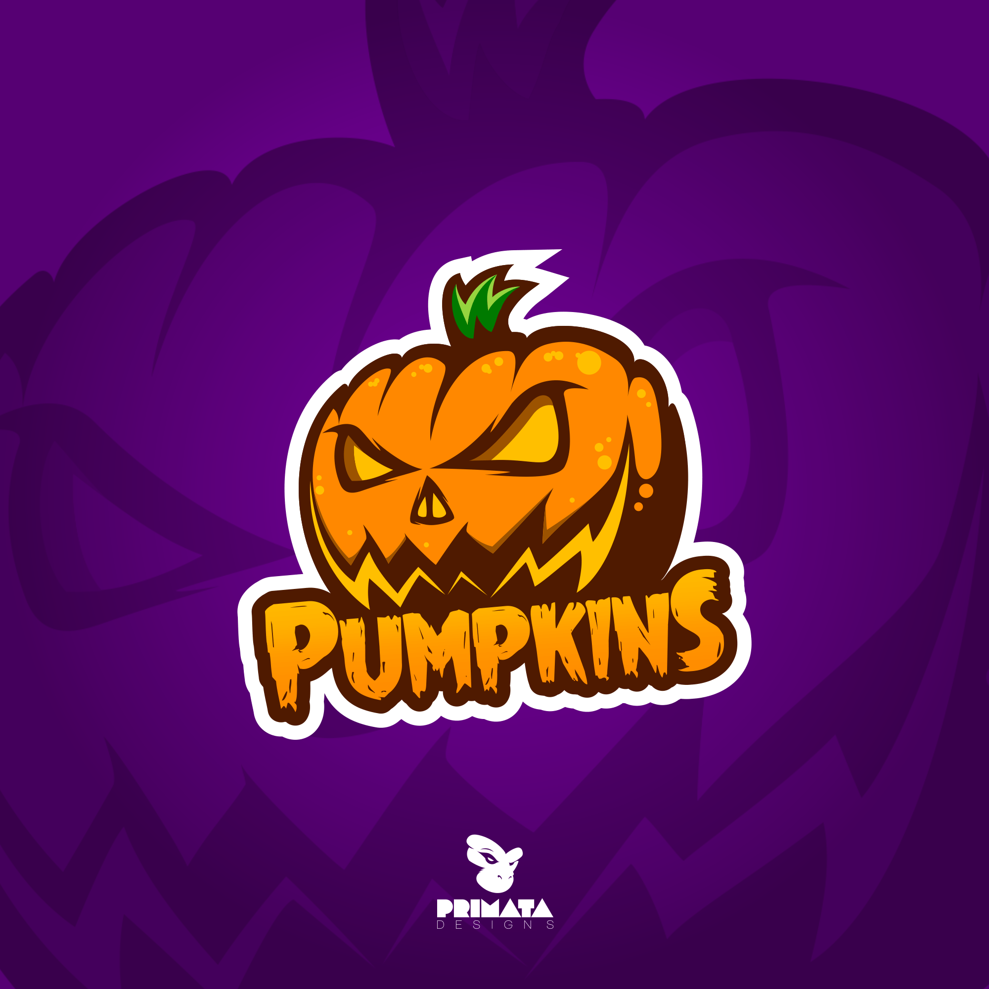 Pumpkin Logo - Pumpkins sport logo | Logos and concept logos | Sports logo, Esports ...