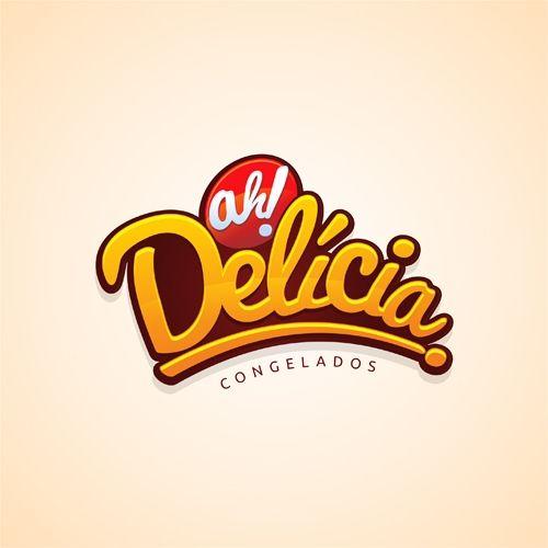 Delicias Logo - Ah! Delicia | Criação de Logo Para Alimentos & Bebidas