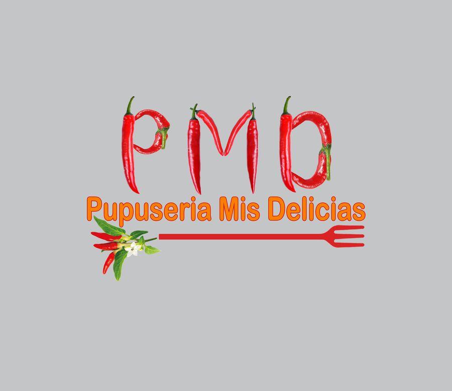 Delicias Logo - Pupuseria Mis Delicias Logo Design