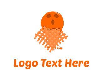 Pumpkin Logo - Ice Cream Logo