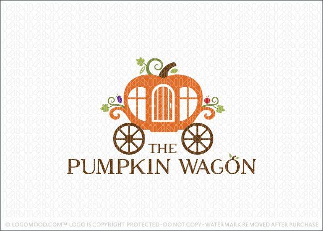 Pumpkin Logo - The Pumpkin Wagon | Readymade Logos for Sale