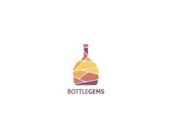 Bottle Logo - Logo design entry number 3 by vyteninho | Bottle Gems logo contest