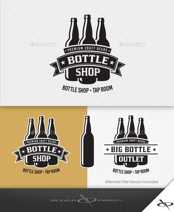 Bottle Logo - Beer Bottle Graphics, Designs & Templates from GraphicRiver