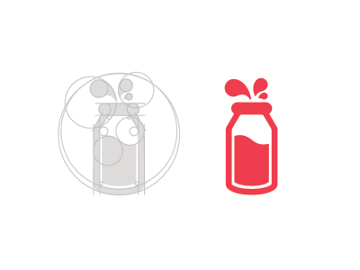 Bottle Logo - Milk Bottle by Vic 