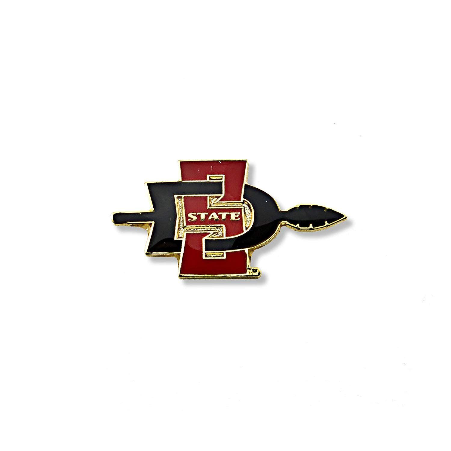 Aztecs Logo - Amazon.com : NCAA San Diego State Aztecs Logo Pin : Sports Related