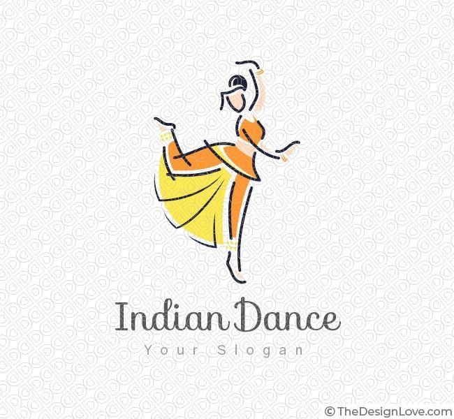 Dance Logo - Bharatanatyam Logo & Business Card Template