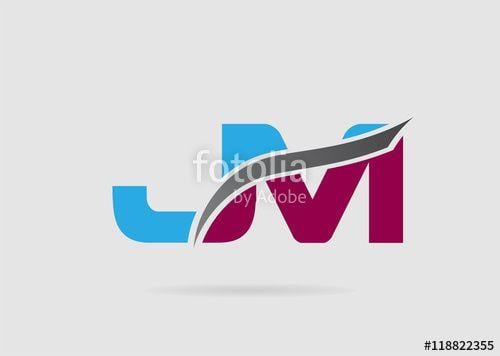 JM Logo - JM Logo. Vector Graphic Branding Letter Element 