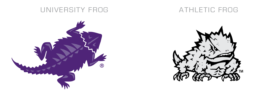 Frogs Logo - Brand Central | Horned Frogs