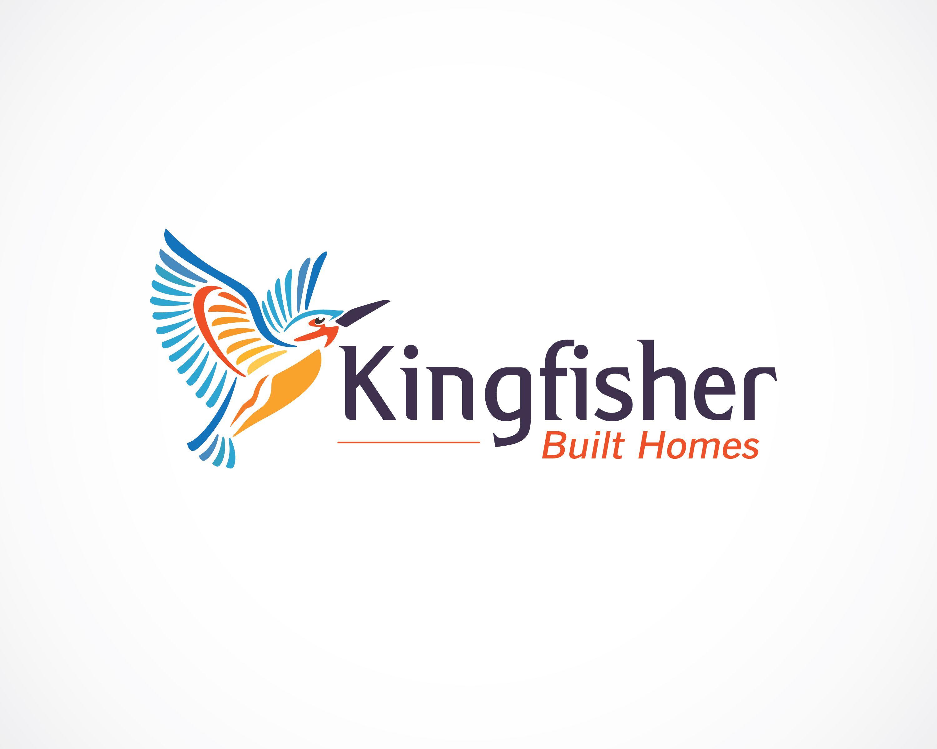 Kingfisher Logo - Recent logo design for Kingfisher Built Homes | The Little Logo Lab ...