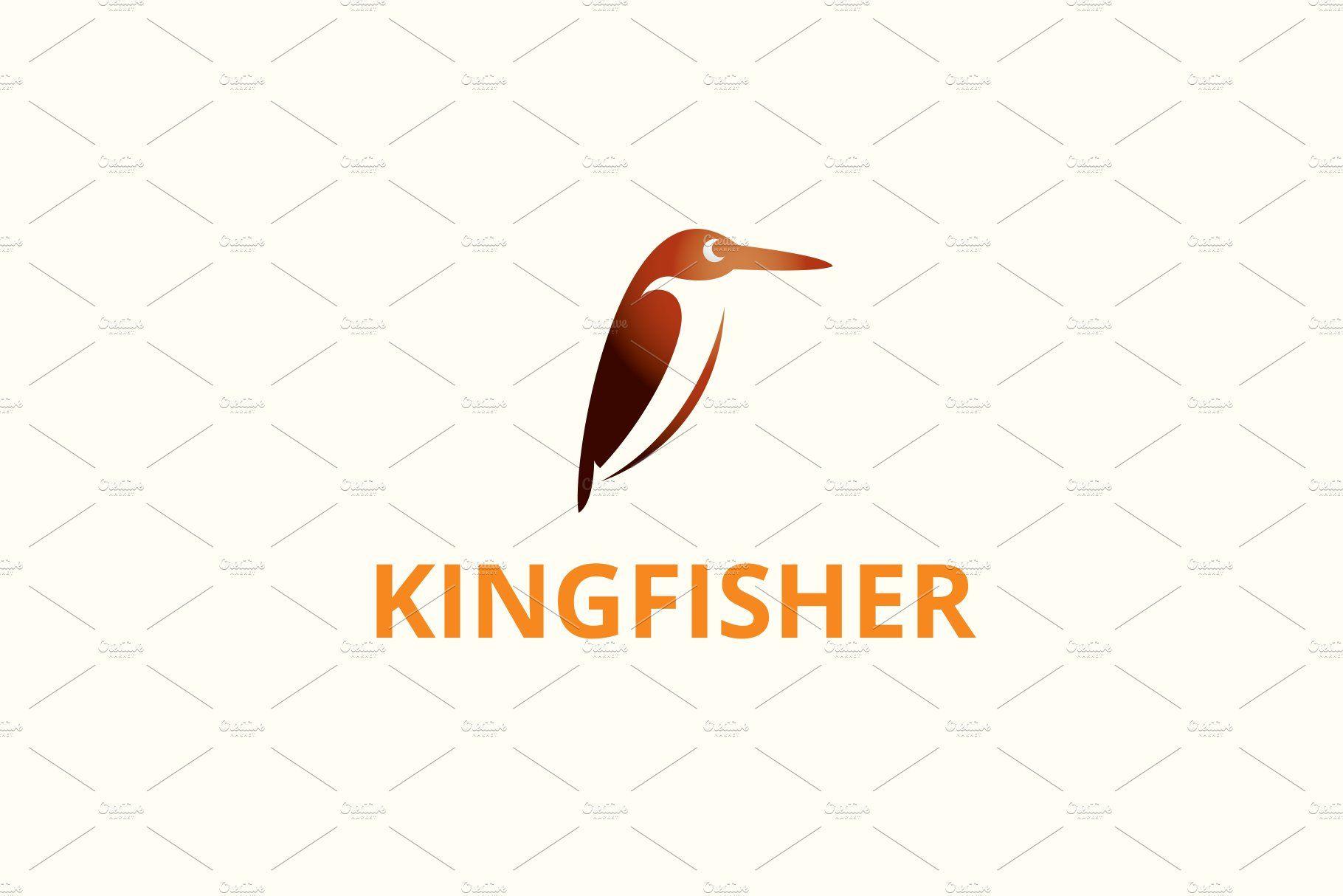 Kingfisher Logo - Kingfisher Logo Logo Templates Creative Market