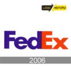 2006 Logo - FedEx Logo History and Evolution Story of FedEx – Logo History