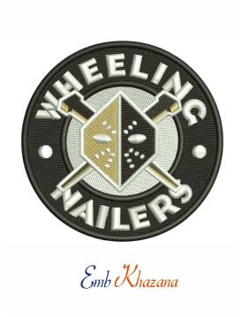 Nailers Logo - Wheeling Nailers Logo embroidery design