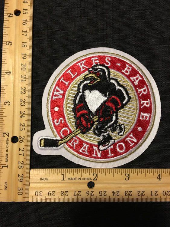 Nailers Logo - WBS Penguins AHL Hockey Jersey Logo Shoulder Patch - Wheeling Nailers &  Pittsburgh Penguins