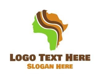 African Logo - African Beauty Logo