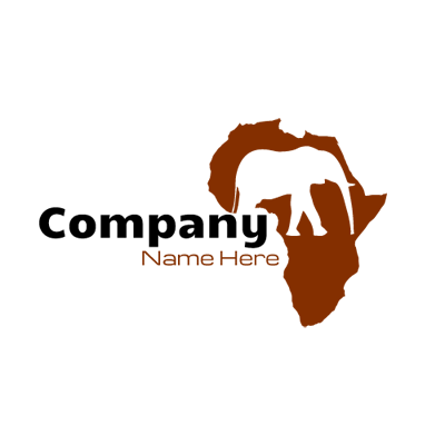 African Logo - Elephant in Africa Logo Maker