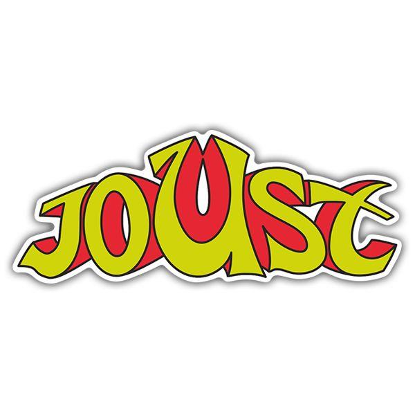Joust Logo - Sticker Joust Logo | MuralDecal.com