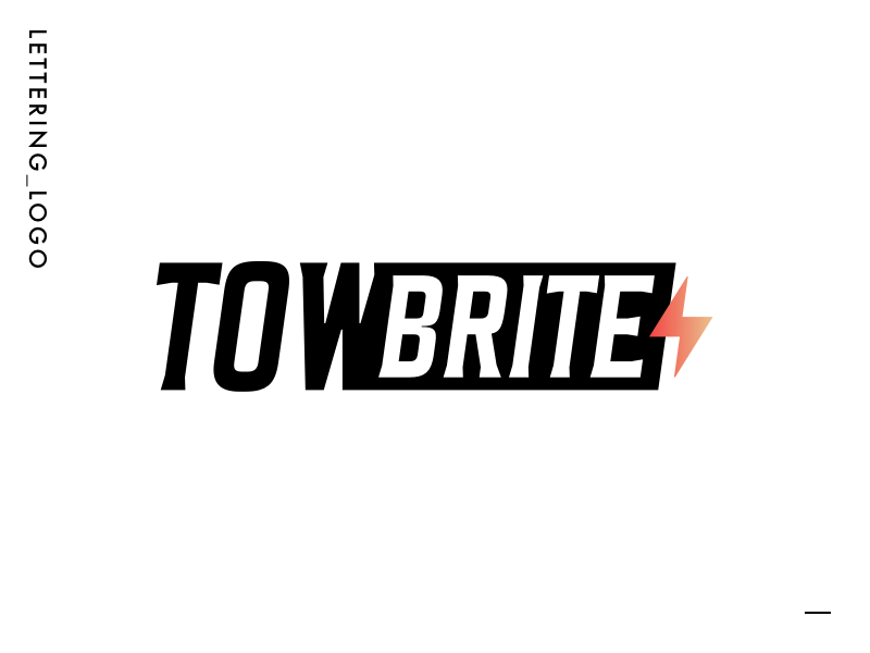Brite Logo - Tow Brite Logo by Roman Gladenko on Dribbble