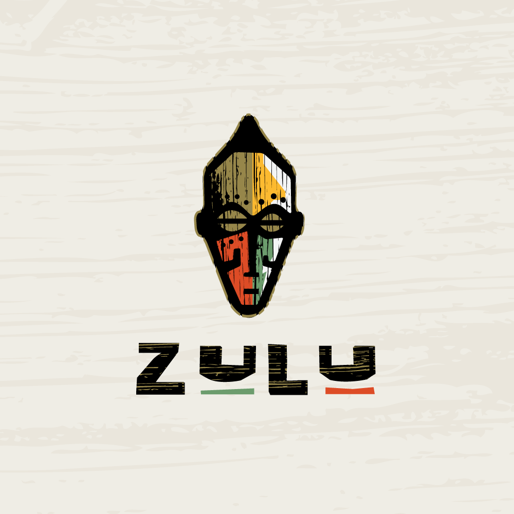 African Logo - SOLD – Zulu—African Mask Logo Design – Logo Cowboy