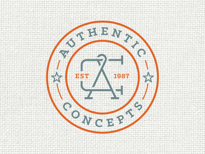 Authentic Logo - Authentic Concepts Logo by Krista Hansen on Dribbble