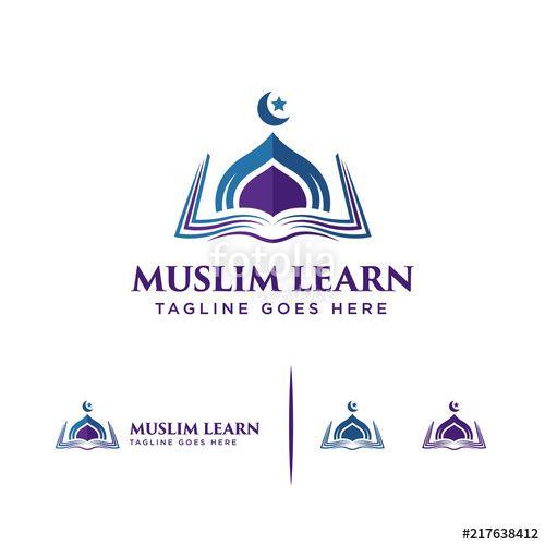 Muslim Logo - Muslim learning logo template, Islam learning logo , Muslim Creator ...