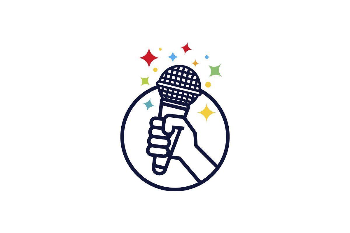 Karaoke Logo - karaoke microphone logo