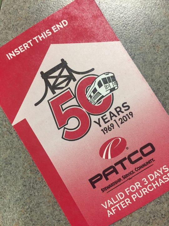 PATCO Logo - PATCO ticket changing for 50th anniversary